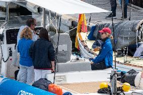 King Juan Carlos Goes Sailing With Infanta Elena - Sanxenxo
