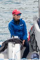 King Juan Carlos Goes Sailing With Infanta Elena - Sanxenxo