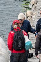 King Juan Carlos Goes Sailing With Infanta Elena - Sanxenxo
