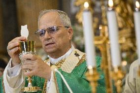 Pope Leo XIV Leads Sunday Mass In Castel Gandolfo
