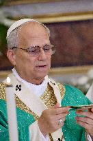 Pope Leo XIV Leads Sunday Mass In Castel Gandolfo