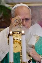 Pope Leo XIV Leads Sunday Mass In Castel Gandolfo
