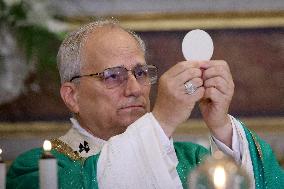 Pope Leo XIV Leads Sunday Mass In Castel Gandolfo