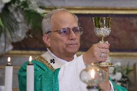Pope Leo XIV Leads Sunday Mass In Castel Gandolfo