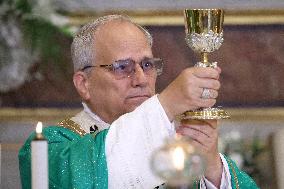 Pope Leo XIV Leads Sunday Mass In Castel Gandolfo