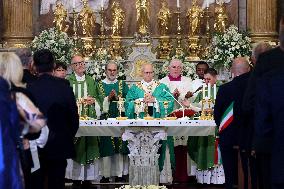 Pope Leo XIV Leads Sunday Mass In Castel Gandolfo