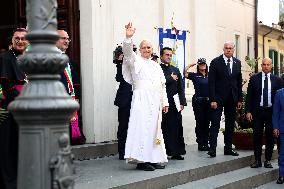 Pope Leo XIV Leads Sunday Mass In Castel Gandolfo
