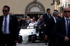 Pope Leo XIV Leads Sunday Mass In Castel Gandolfo