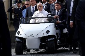 Pope Leo XIV Leads Sunday Mass In Castel Gandolfo