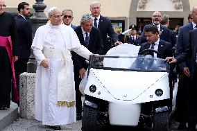 Pope Leo XIV Leads Sunday Mass In Castel Gandolfo