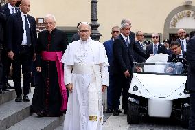 Pope Leo XIV Leads Sunday Mass In Castel Gandolfo