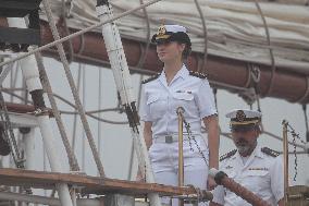 Princess Leonor Ends Her Training Cruise - Marin