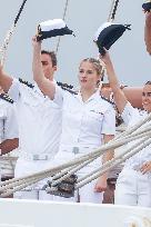 Princess Leonor Ends Her Training Cruise - Marin