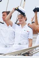Princess Leonor Ends Her Training Cruise - Marin