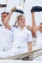 Princess Leonor Ends Her Training Cruise - Marin