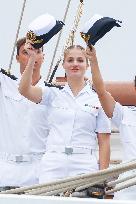 Princess Leonor Ends Her Training Cruise - Marin