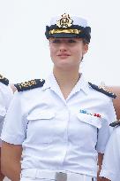 Princess Leonor Ends Her Training Cruise - Marin