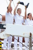 Princess Leonor Ends Her Training Cruise - Marin
