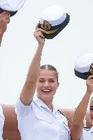 Princess Leonor Ends Her Training Cruise - Marin