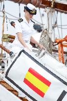 Princess Leonor Ends Her Training Cruise - Marin