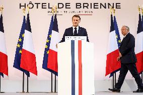 French President Meets the Armed Forces - Paris