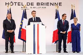 French President Meets the Armed Forces - Paris