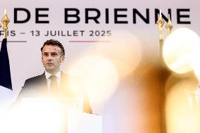 French President Meets the Armed Forces - Paris