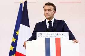 French President Meets the Armed Forces - Paris