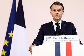 French President Meets the Armed Forces - Paris