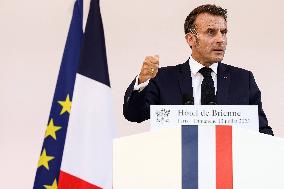 French President Meets the Armed Forces - Paris