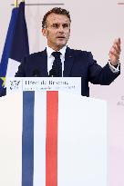 French President Meets the Armed Forces - Paris