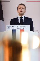 French President Meets the Armed Forces - Paris