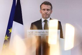 French President Meets the Armed Forces - Paris