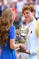 Jannik Sinner Wins His First Wimbledon Trophy - UK