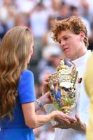Jannik Sinner Wins His First Wimbledon Trophy - UK