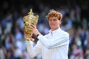 Jannik Sinner Wins His First Wimbledon Trophy - UK