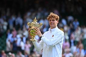 Jannik Sinner Wins His First Wimbledon Trophy - UK