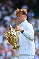 Jannik Sinner Wins His First Wimbledon Trophy - UK