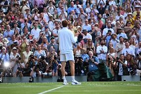 Jannik Sinner Wins His First Wimbledon Trophy - UK