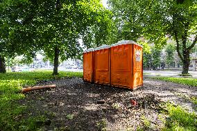 Portable toilets