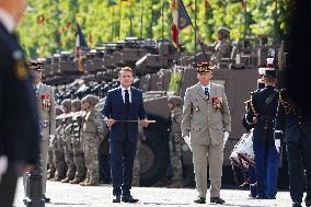 Macron at Bastille Day Parade - Paris