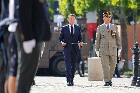 Macron at Bastille Day Parade - Paris