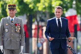 Macron at Bastille Day Parade - Paris