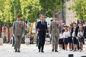 Macron at Bastille Day Parade - Paris