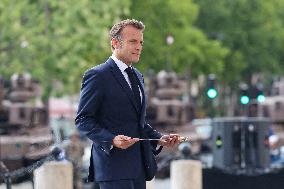 Macron at Bastille Day Parade - Paris