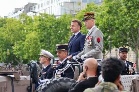 Macron at Bastille Day Parade - Paris