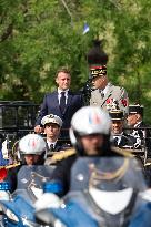 Macron at Bastille Day Parade - Paris