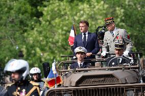 Macron at Bastille Day Parade - Paris