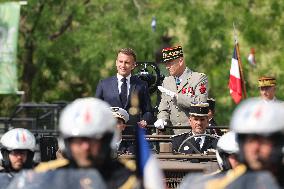 Macron at Bastille Day Parade - Paris
