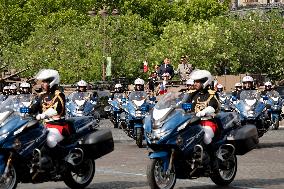 Macron at Bastille Day Parade - Paris